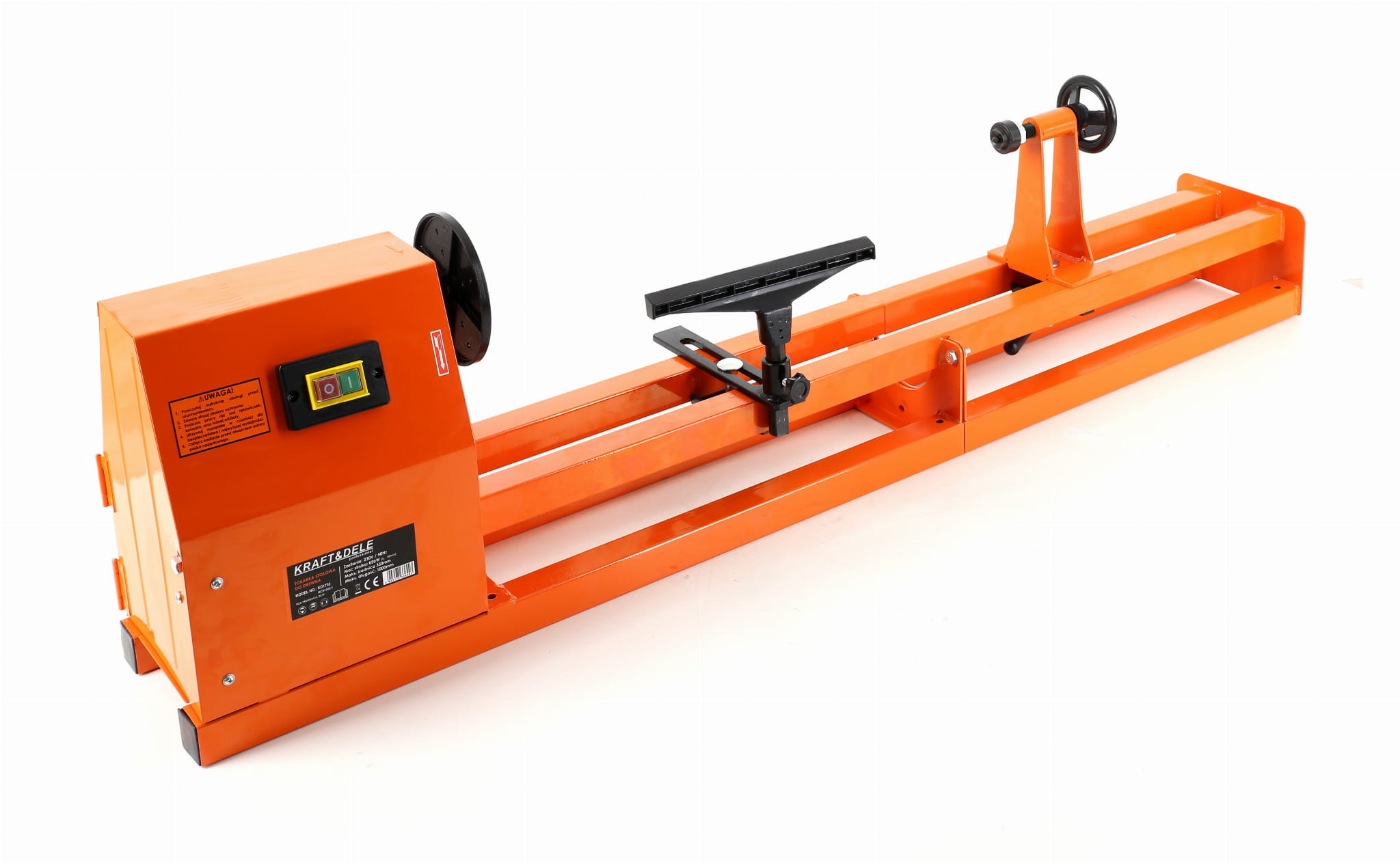 Stolní soustružník na dřevo 650 W KD1732 – detail upínání