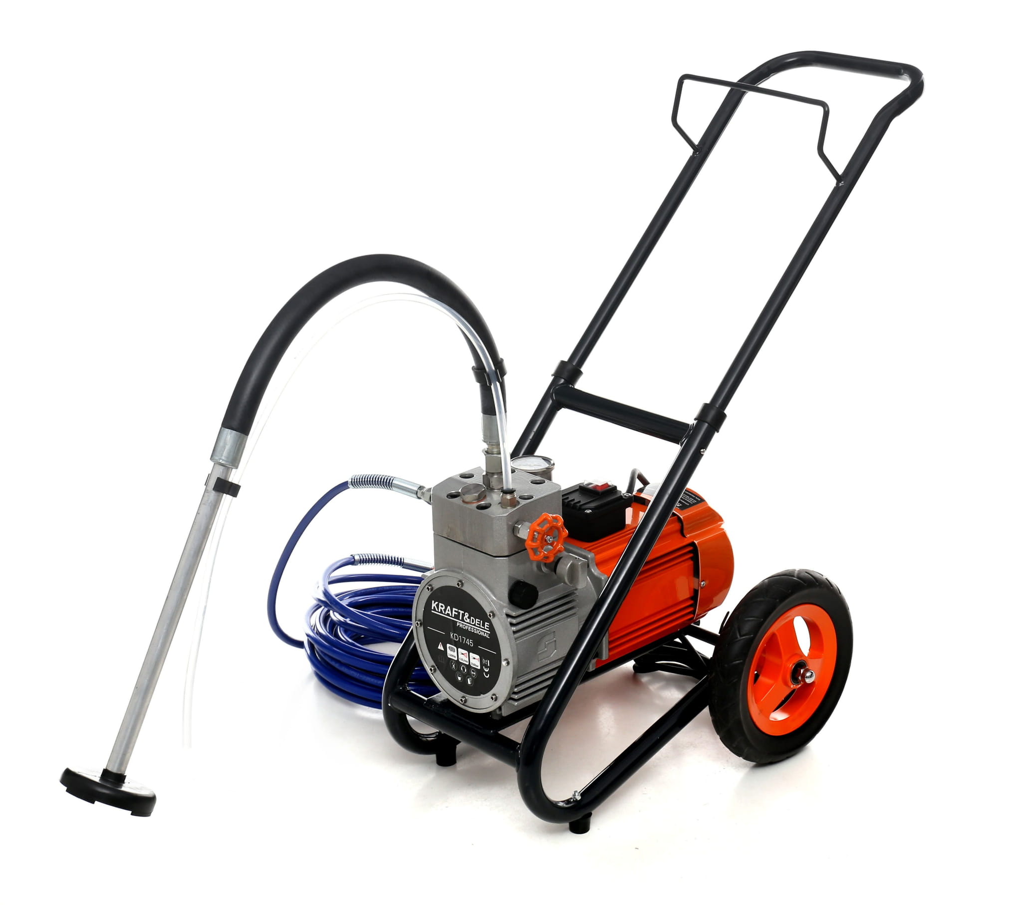 Kraft&Dele KD1745 hydrodynamický lakovací agregát – celkový pohled