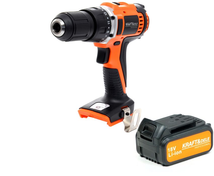 Akumulátorový šroubovák Kraft&Dele KD1751 – detail těla