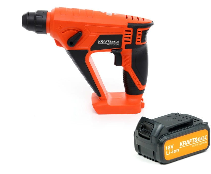 Kraft&Dele KD1756 vrtací kladivo 18 V – celkový pohled