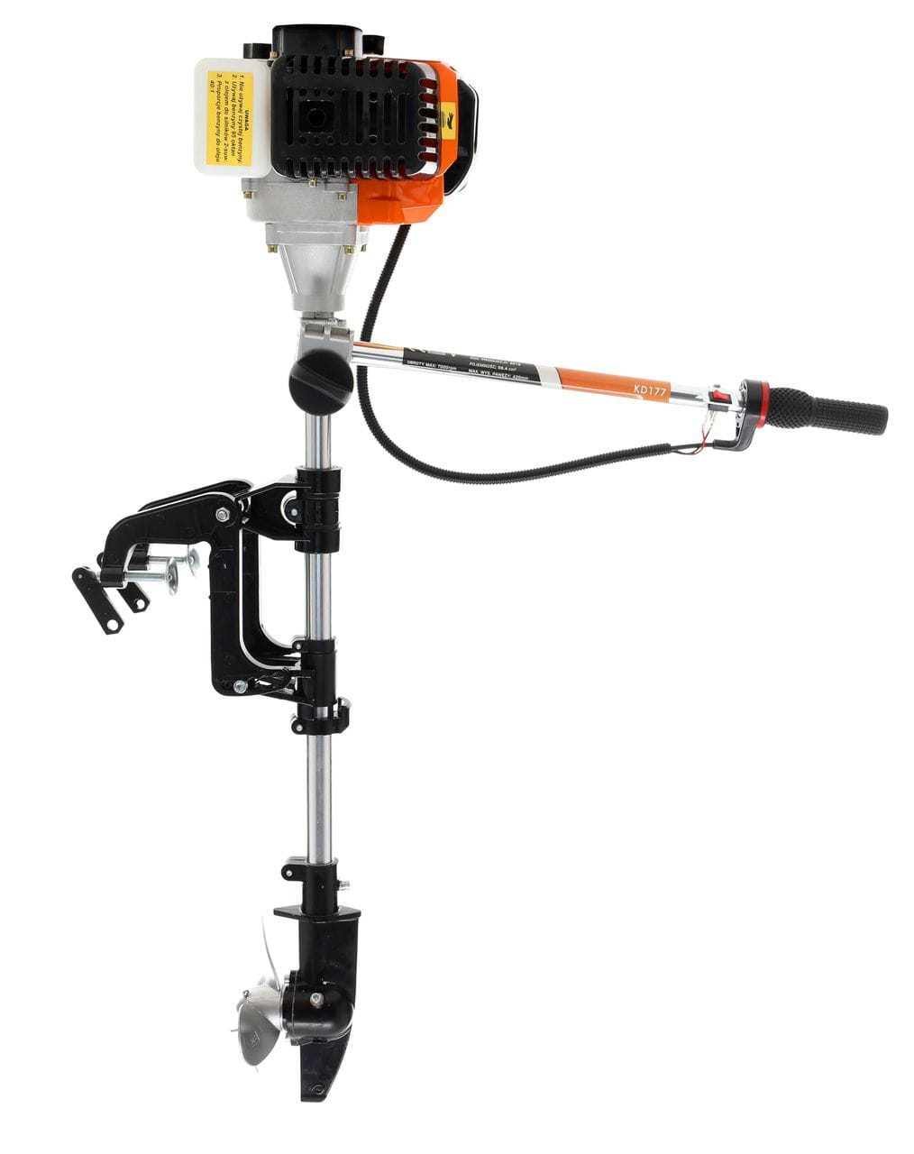 2-taktový přívěsný motor KD177 – celkový pohled