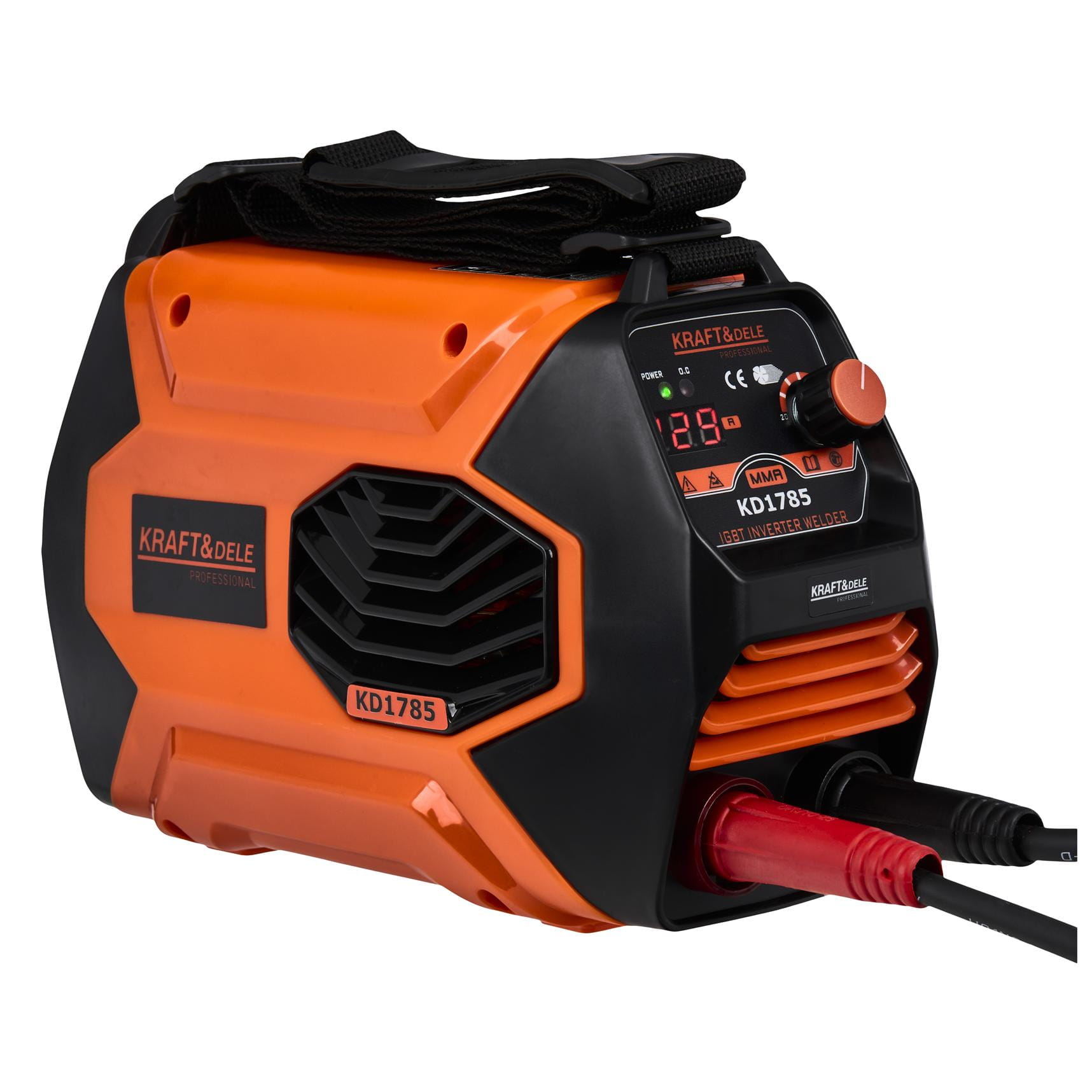 Invertorová svářečka 330A MMA TIG LIFT VRD KD1785 – detail konektorů