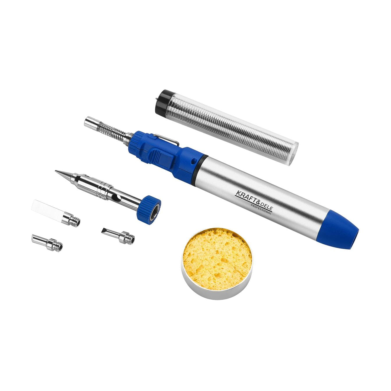 Mini plynový hořák KD1792 – obsah balení