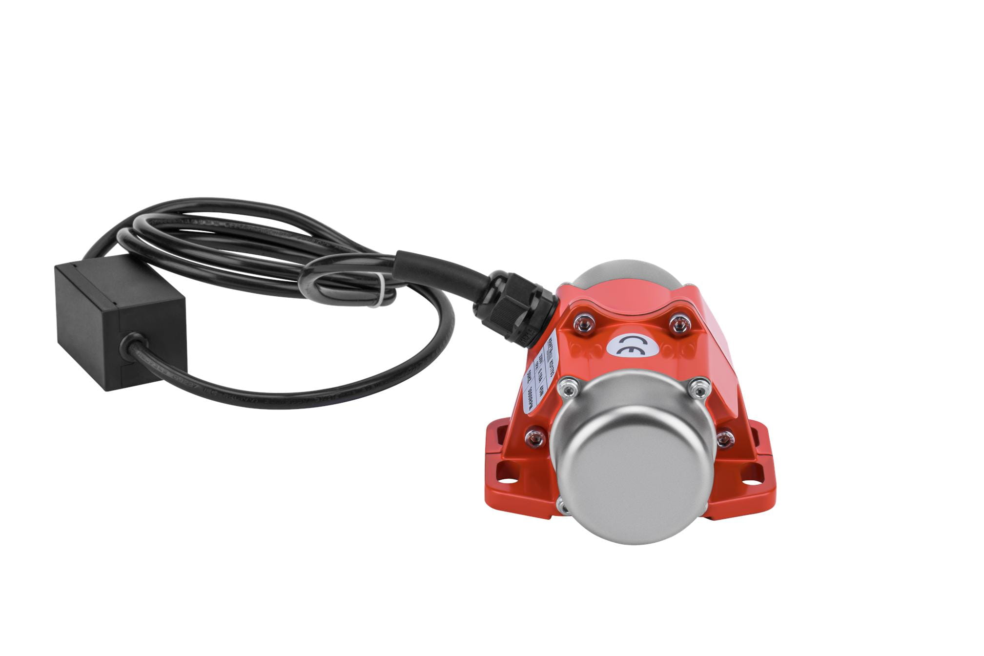 Vibrační motor KD1793 – detail připojení a štítku