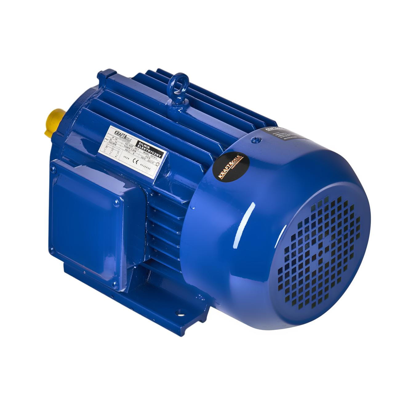 Elektromotor KD1809 – výstupní hřídel a příruba