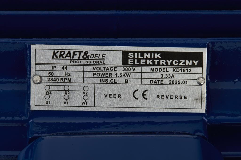 Elektromotor 1,5 kW 380 V KD1812 – terminální box