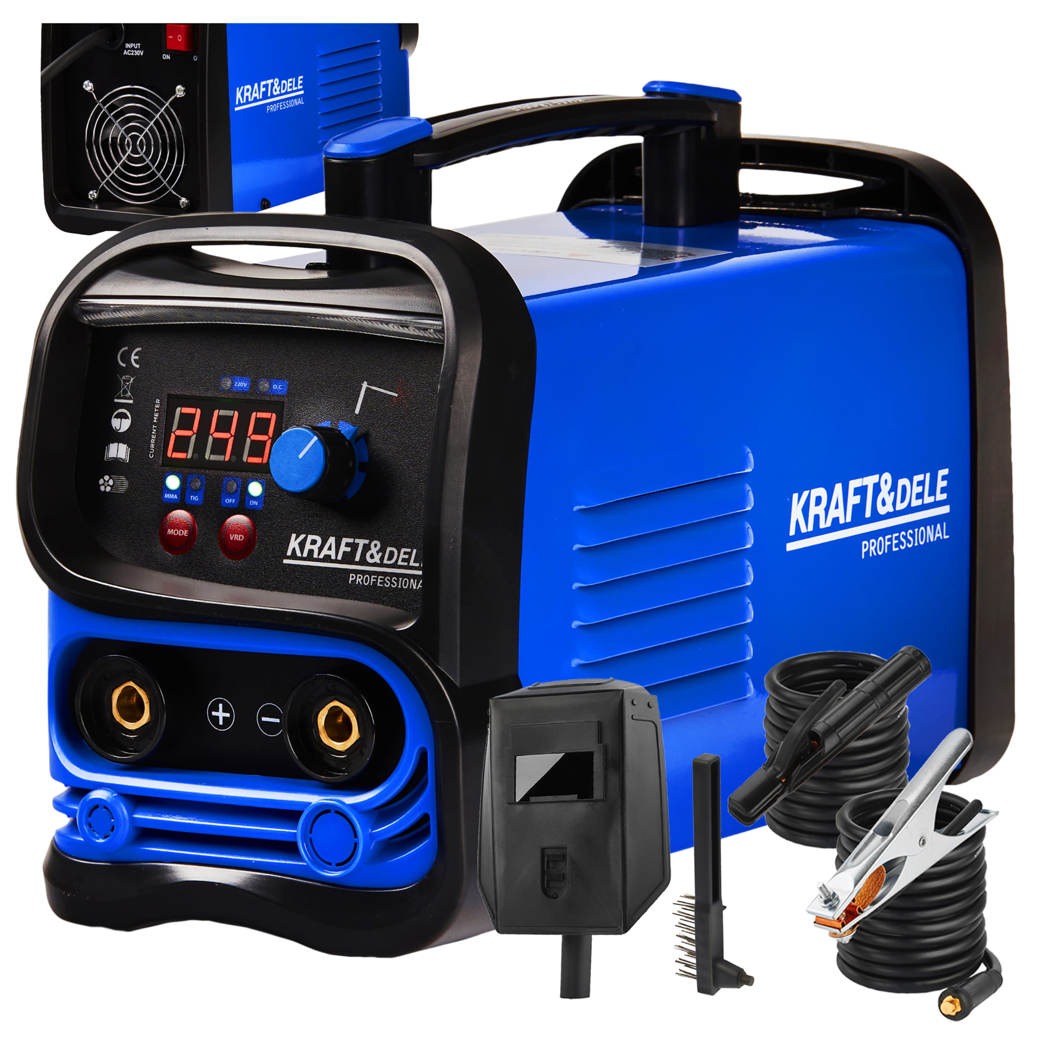 Svařovací stroj IGBT MMA LIFT TIG 350A KD1880 – celkový pohled