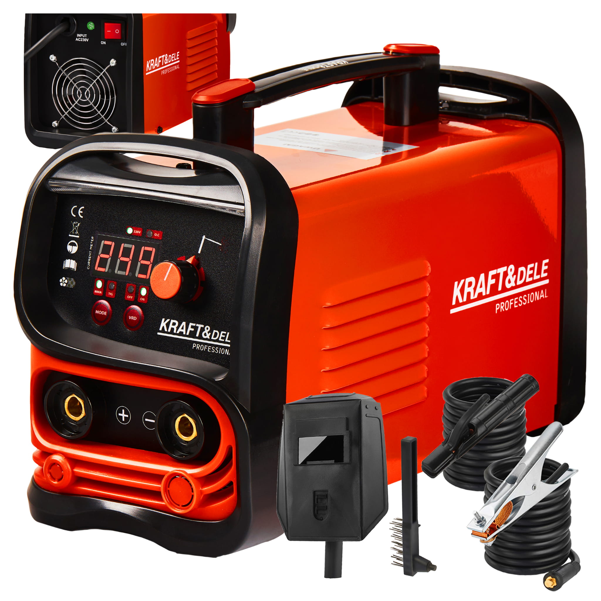 Svařovací stroj IGBT MMA LIFT TIG 350A KD1881 – celkový pohled