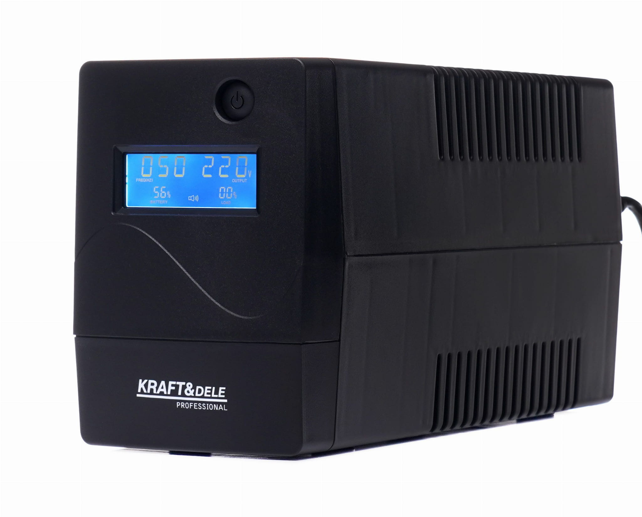 Náhradní zdroj UPS 1000VA LCD KD1928 – detail displeje