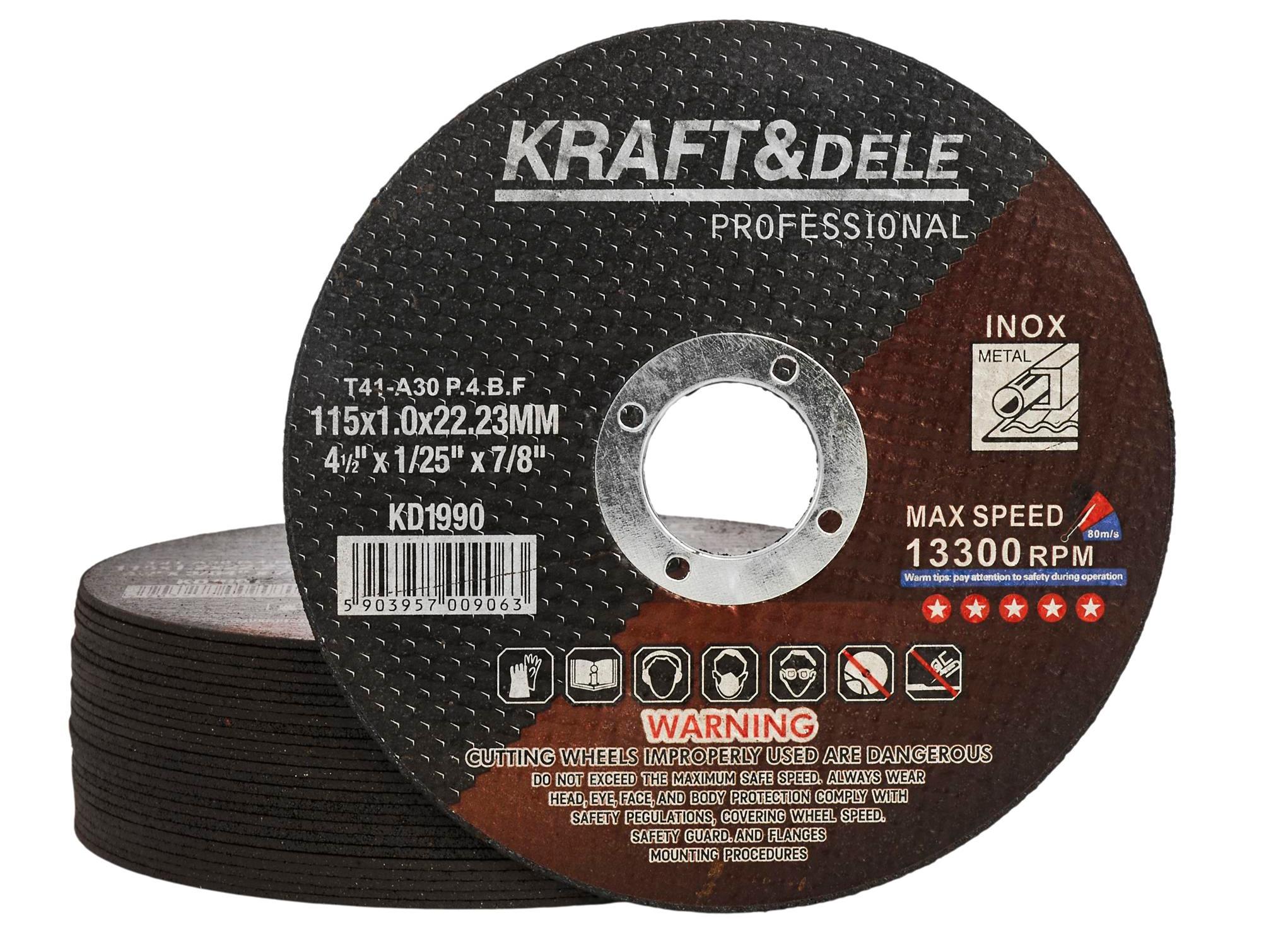 Řezný kotouč Kraft-Dele KD1990 — detail upínacího otvoru