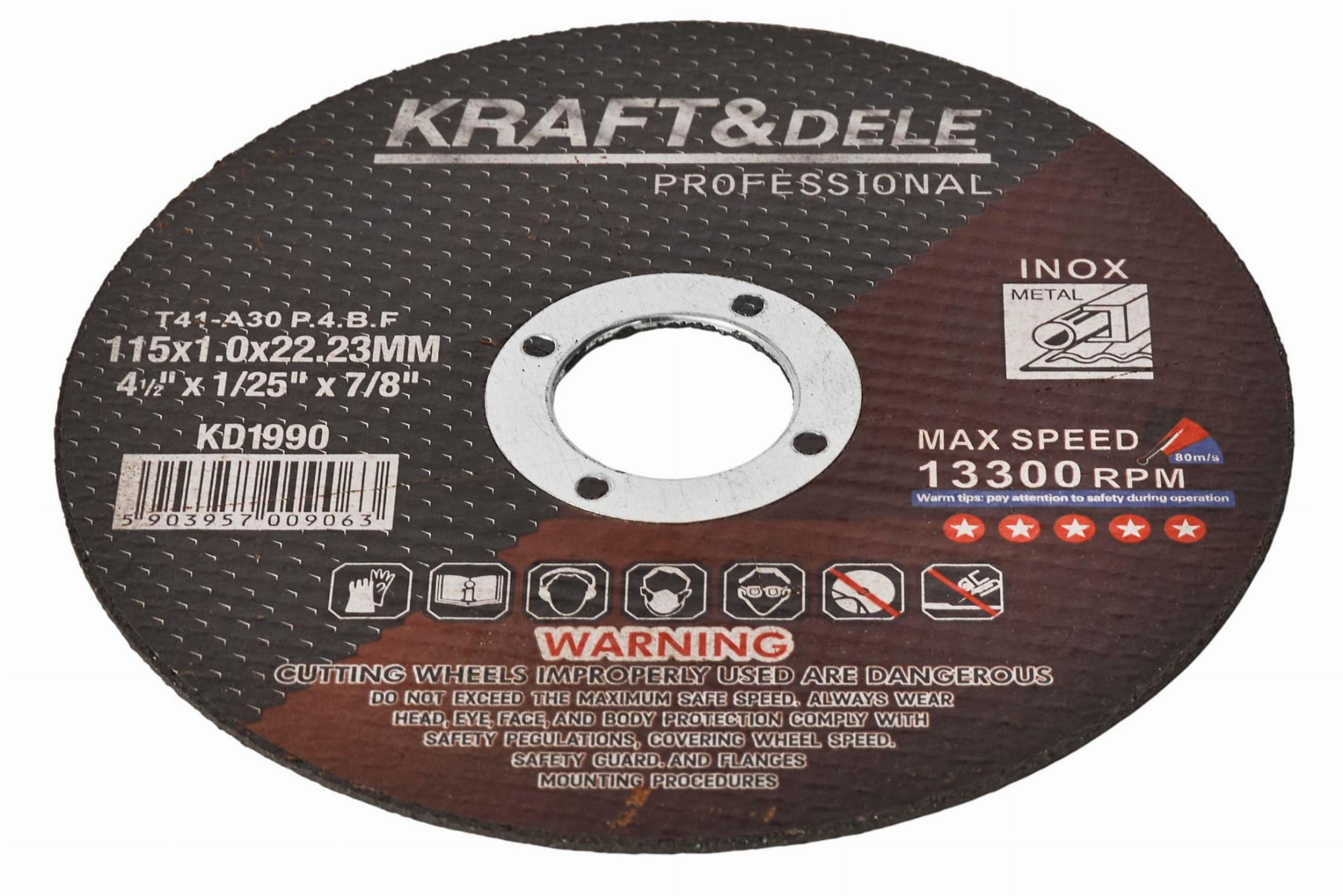 Řezný kotouč Kraft-Dele KD1990 — tenký profil 1 mm