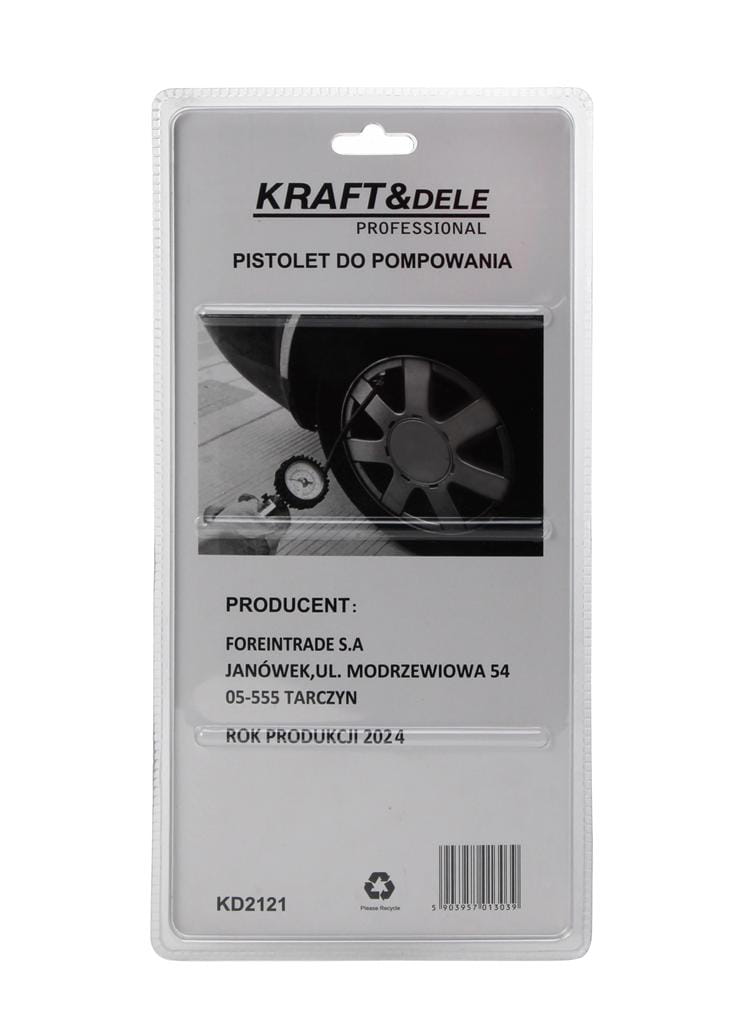 Pistole na huštění KD2121 – manometr detail