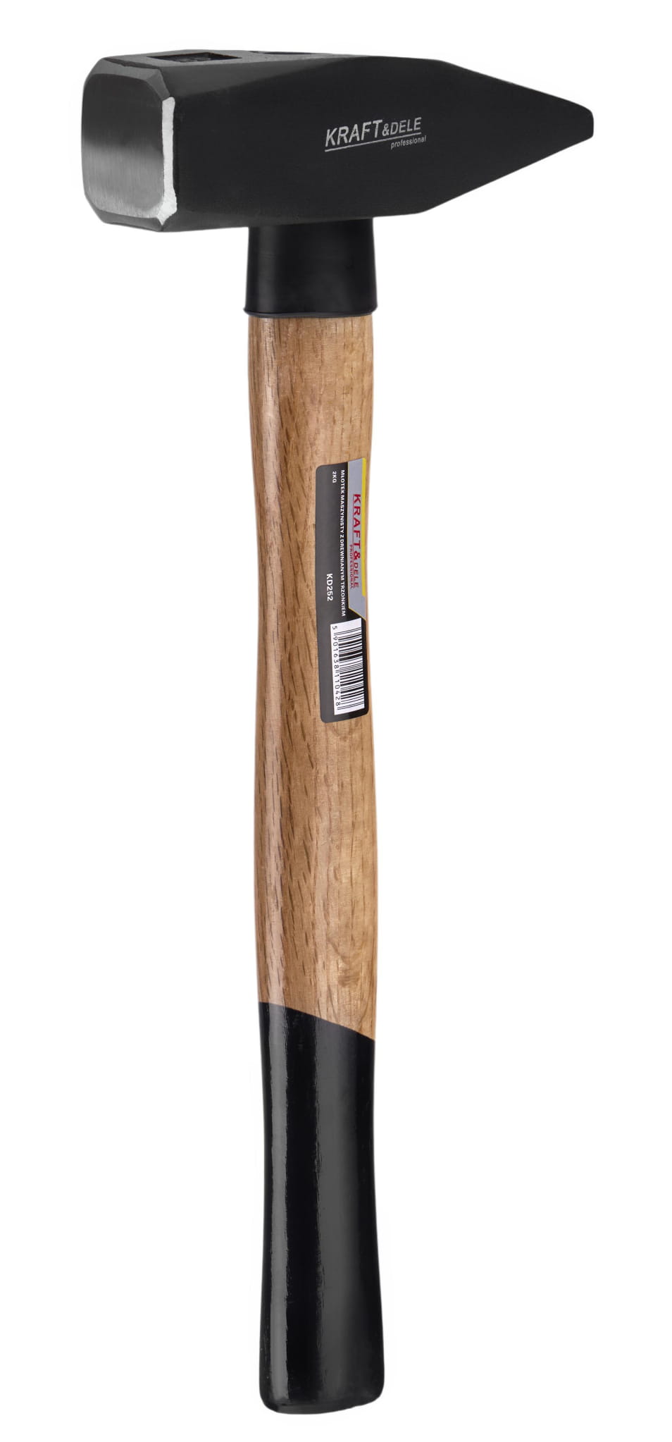 Kraft&Dele KD252 zámečnické kladivo 2 kg – detail hlavy
