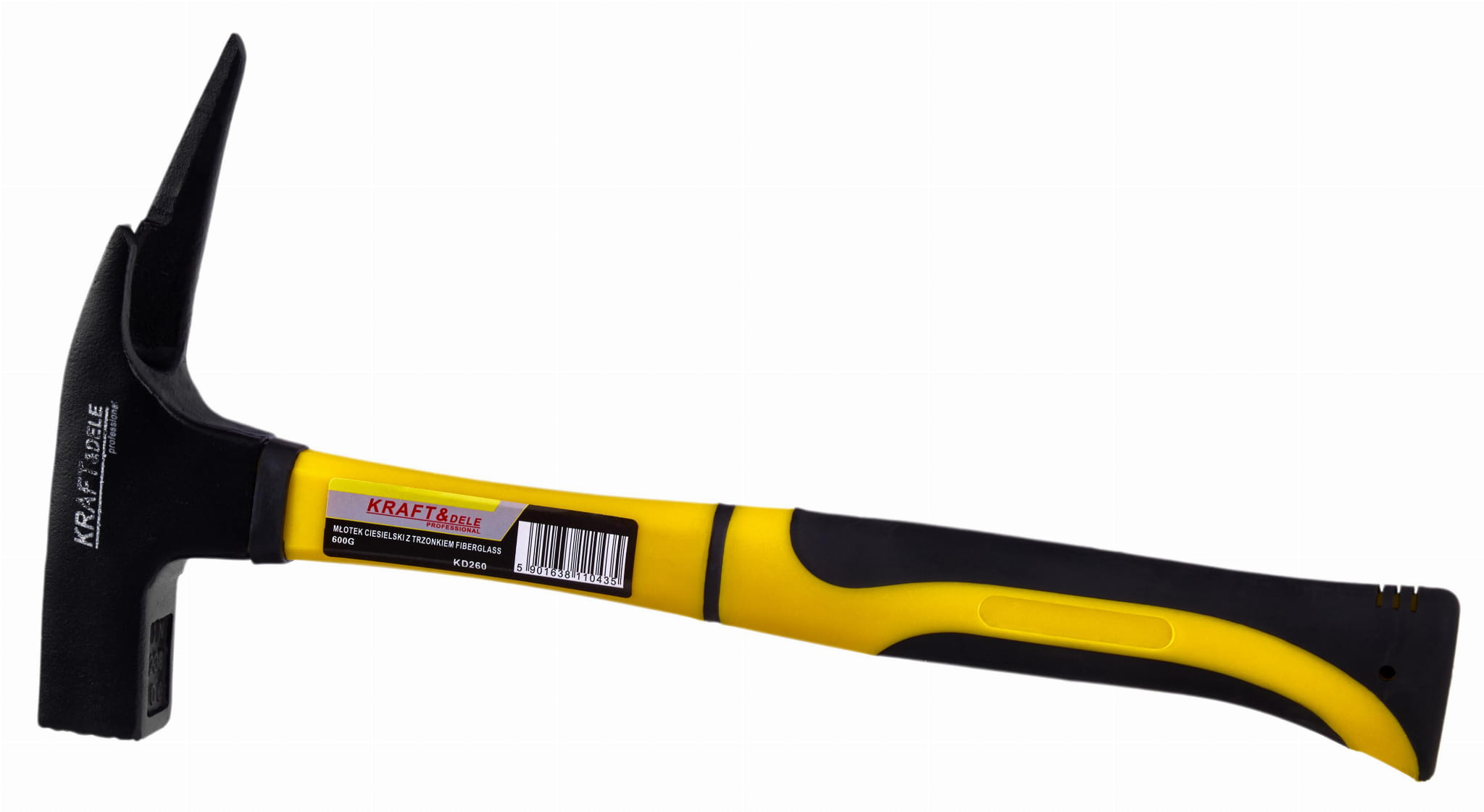 Tesařské kladivo Fiberglass 600 g KD260 – celkový pohled