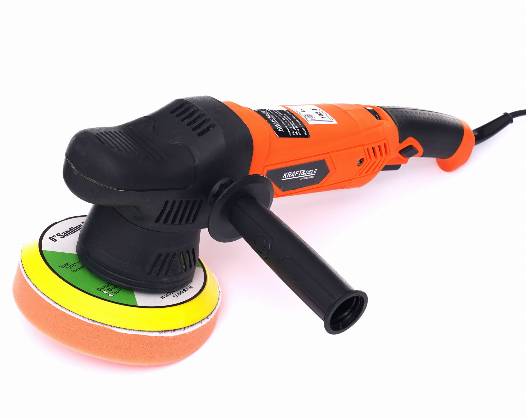 Elektrická excentrická leštička 1500 W KD3025 – celkový pohled