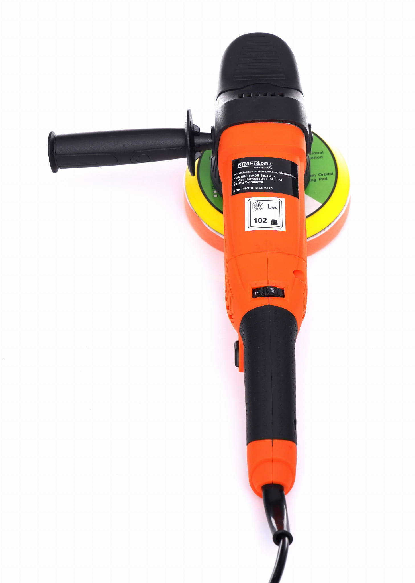 Elektrická excentrická leštička 1500 W KD3025 – detail motoru