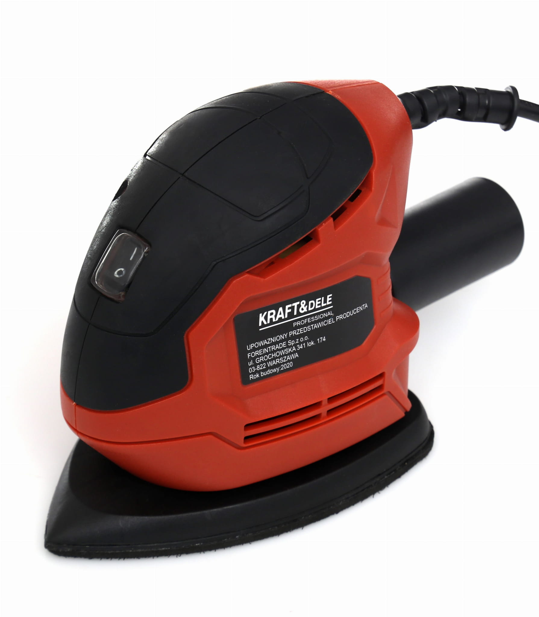 Excentrická bruska 900 W KD3044 – celkový pohled