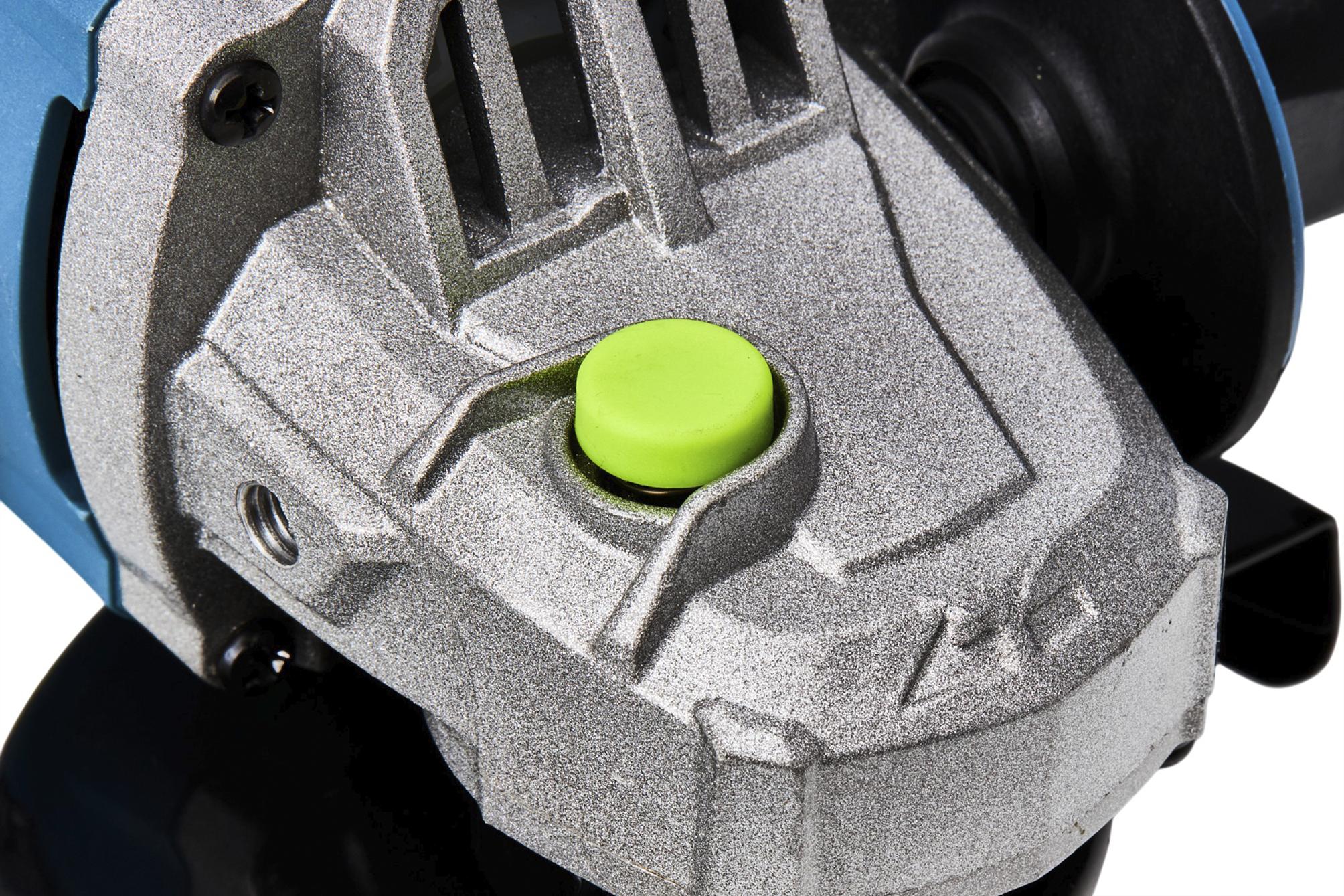 Úhlová bruska 1500 W KD3045 – detail spínače