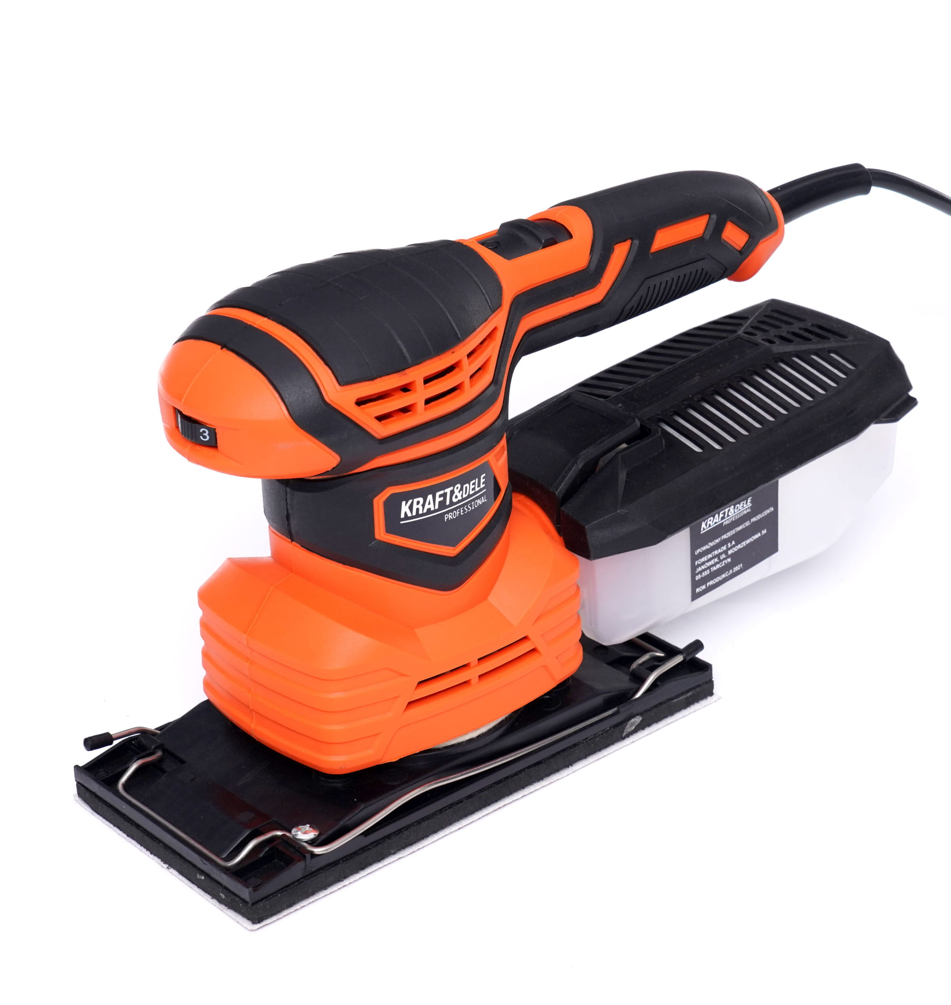Kraft&Dele KD3063 – tři typy brusných talířů v sadě