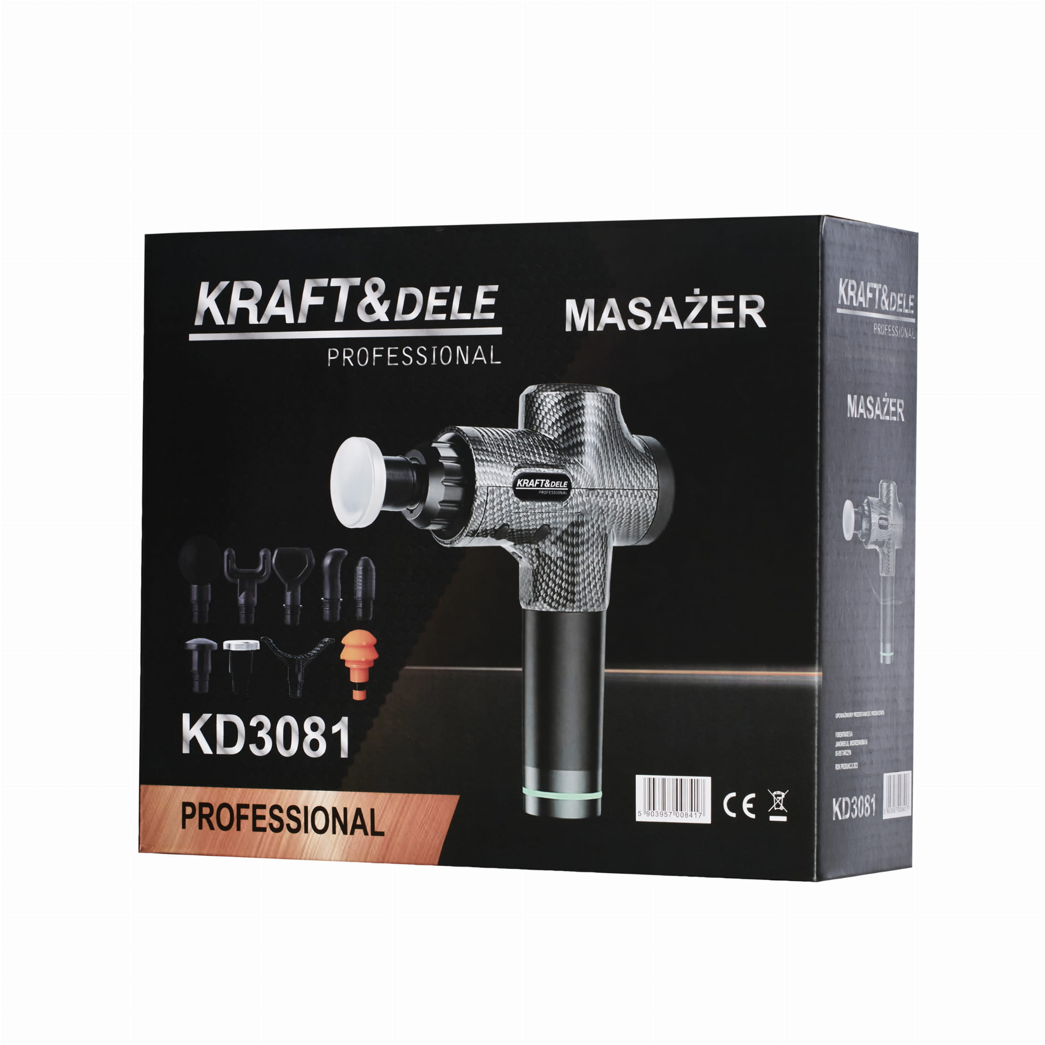 Masážní přístroj Kraft&Dele KD3081 — USB nabíjení