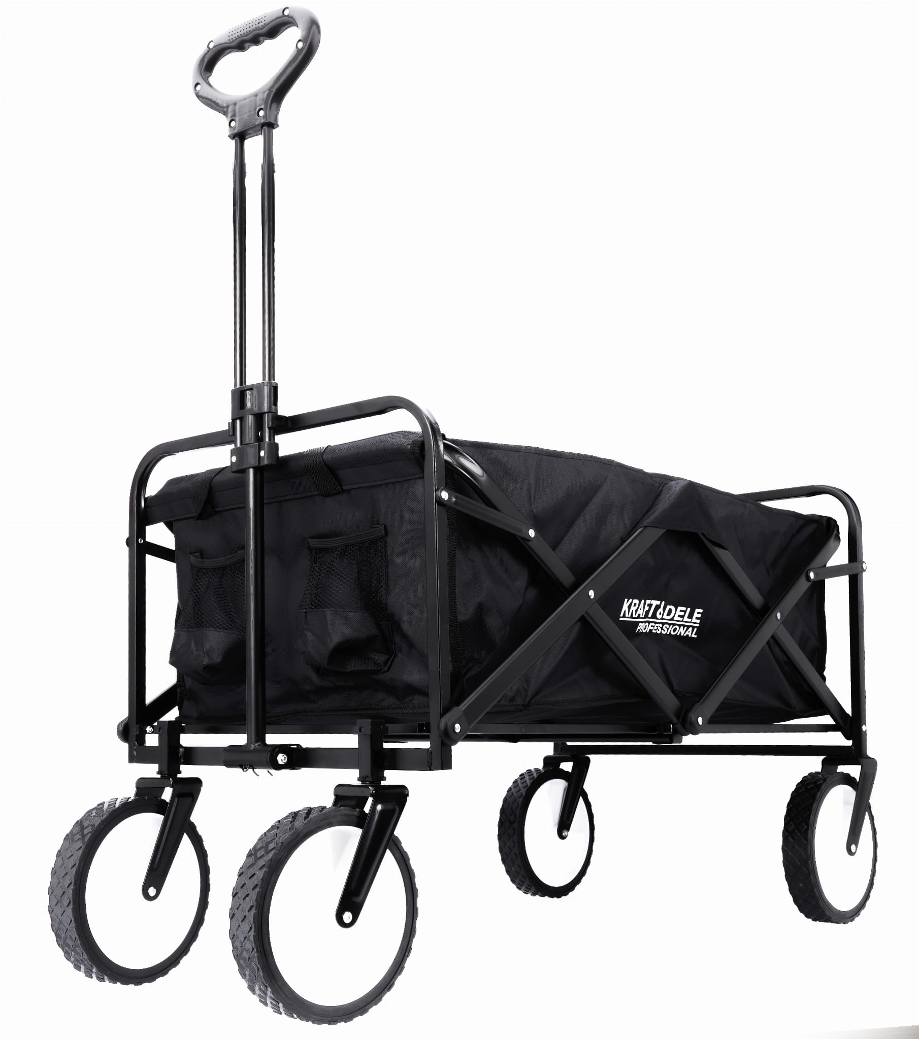 Skládací transportní vozík 130 L KD3088 – celkový pohled