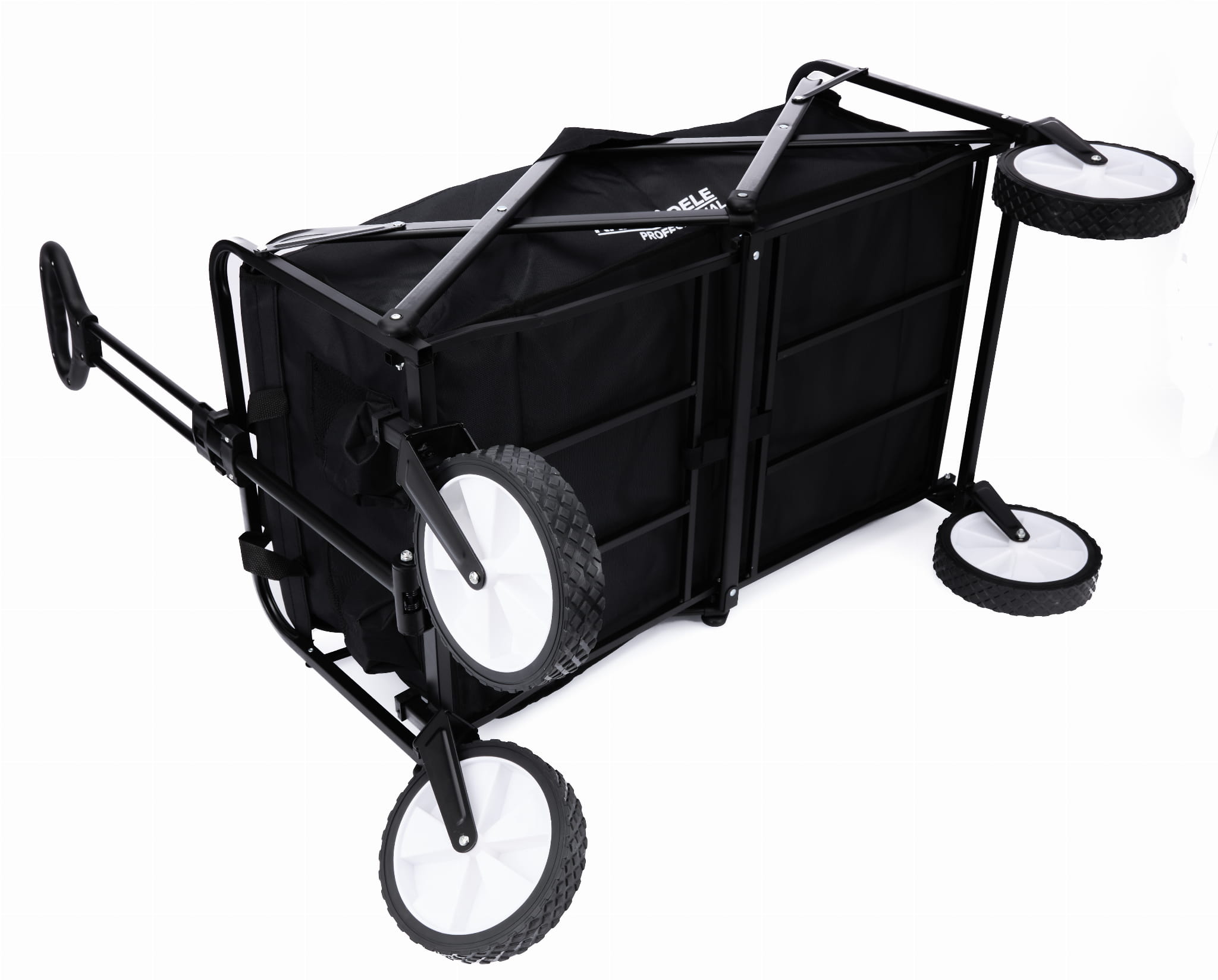 Skládací transportní vozík 130 L KD3088 – při použití na zahradě
