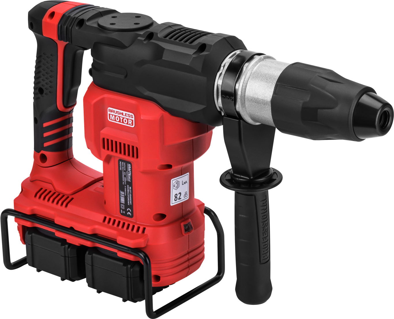 Akumulátorové příklepové kladivo KD3192 – detail upínání SDS-Plus