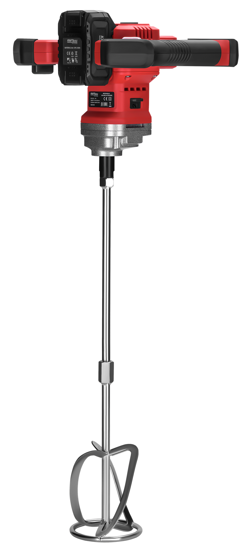Kraft&Dele KD3194 – míchací lišta M14 140 mm v akci