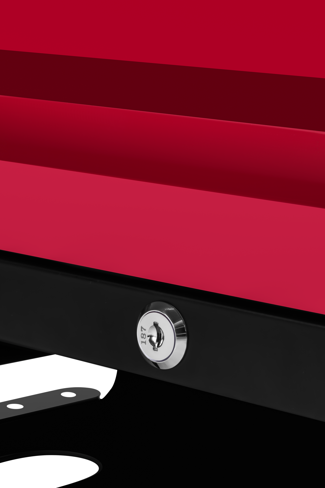 Závěsný organizér na nářadí KD3231 – detail zámku