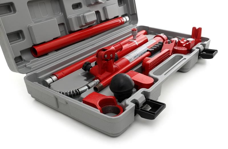 Hydraulický rozpěrák 10T KD327 – ovládací prvky