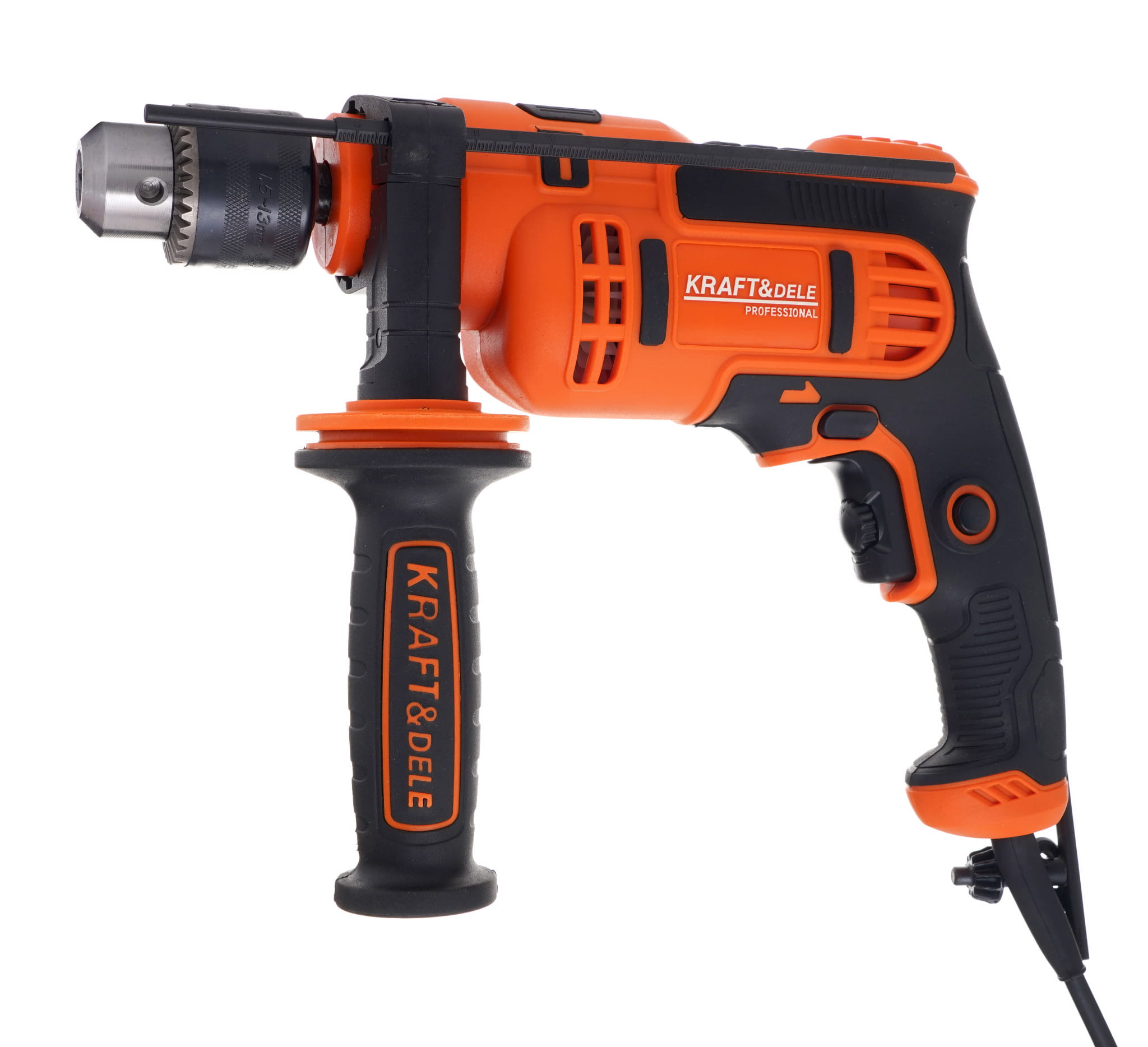 Kraft&Dele KD3350 příklepová vrtačka – detail sklíčidla