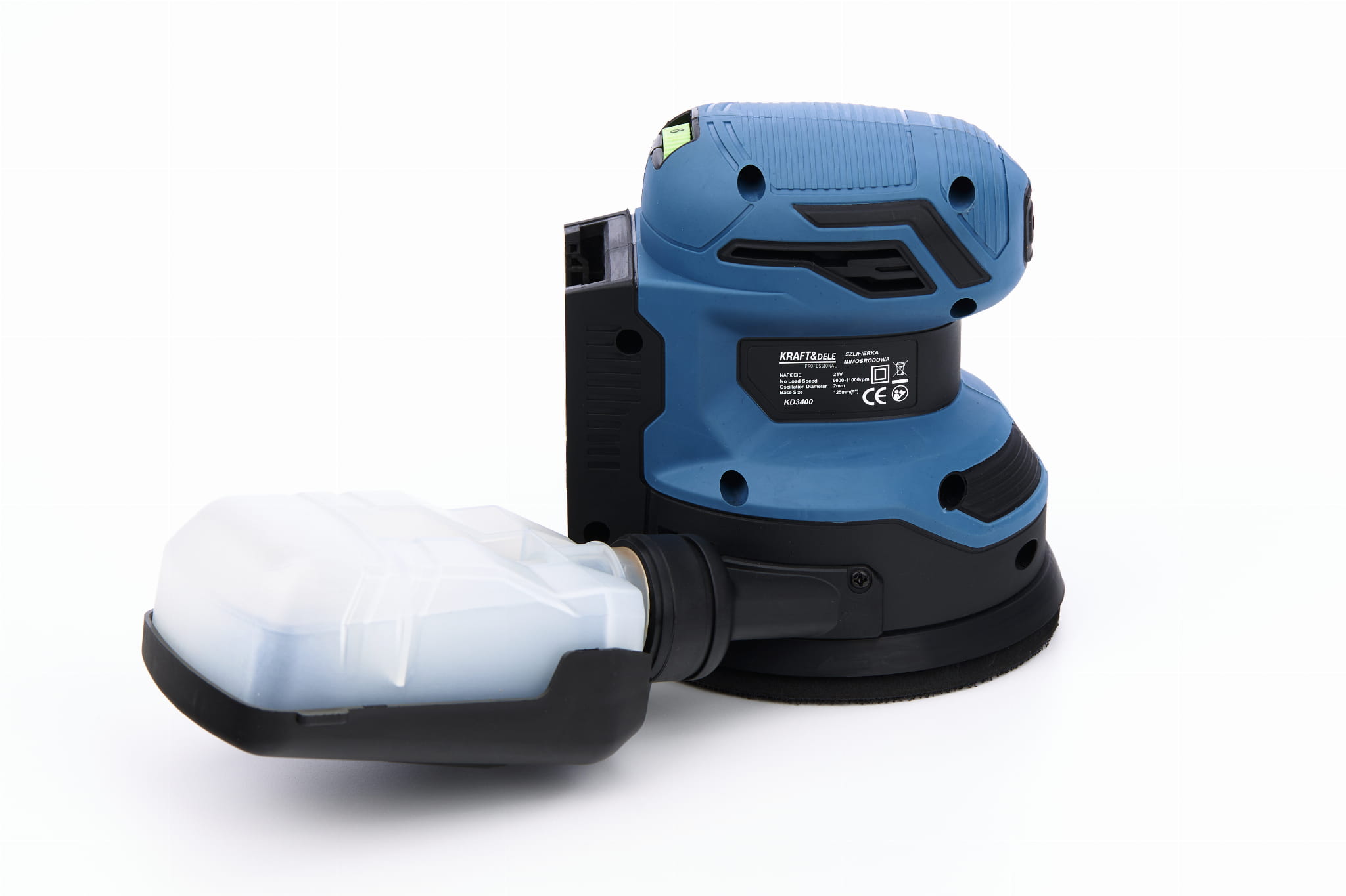 Kraft&Dele KD3400 – detail ovládacího prvku a spínače