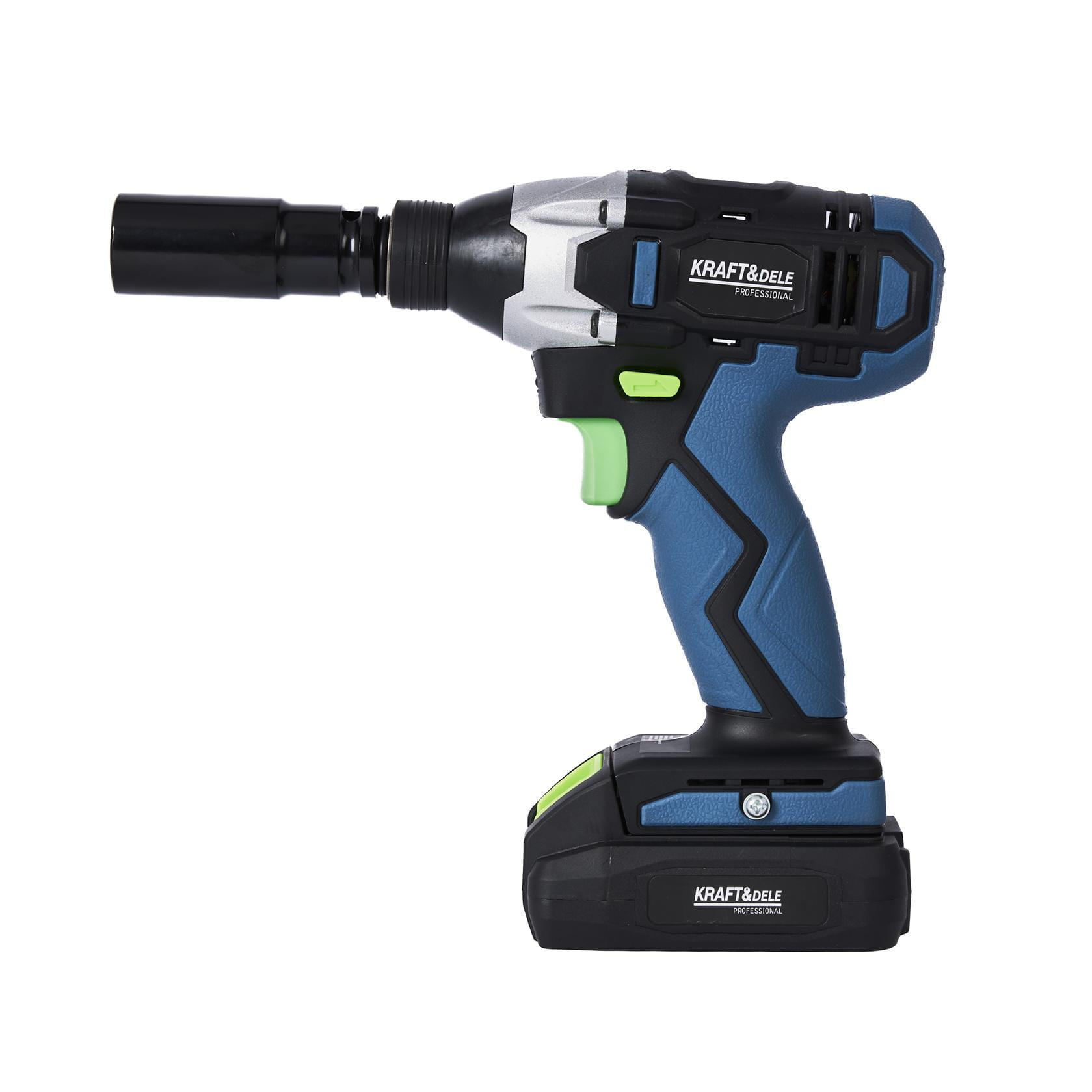 Kraft&Dele KD3407 akumulátorový rázový utahovák 21V – detail těla nářadí