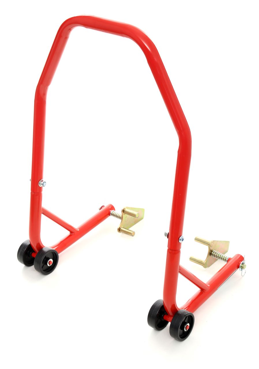 Zvedák motocyklový přední KD342 – stabilizační kolečka