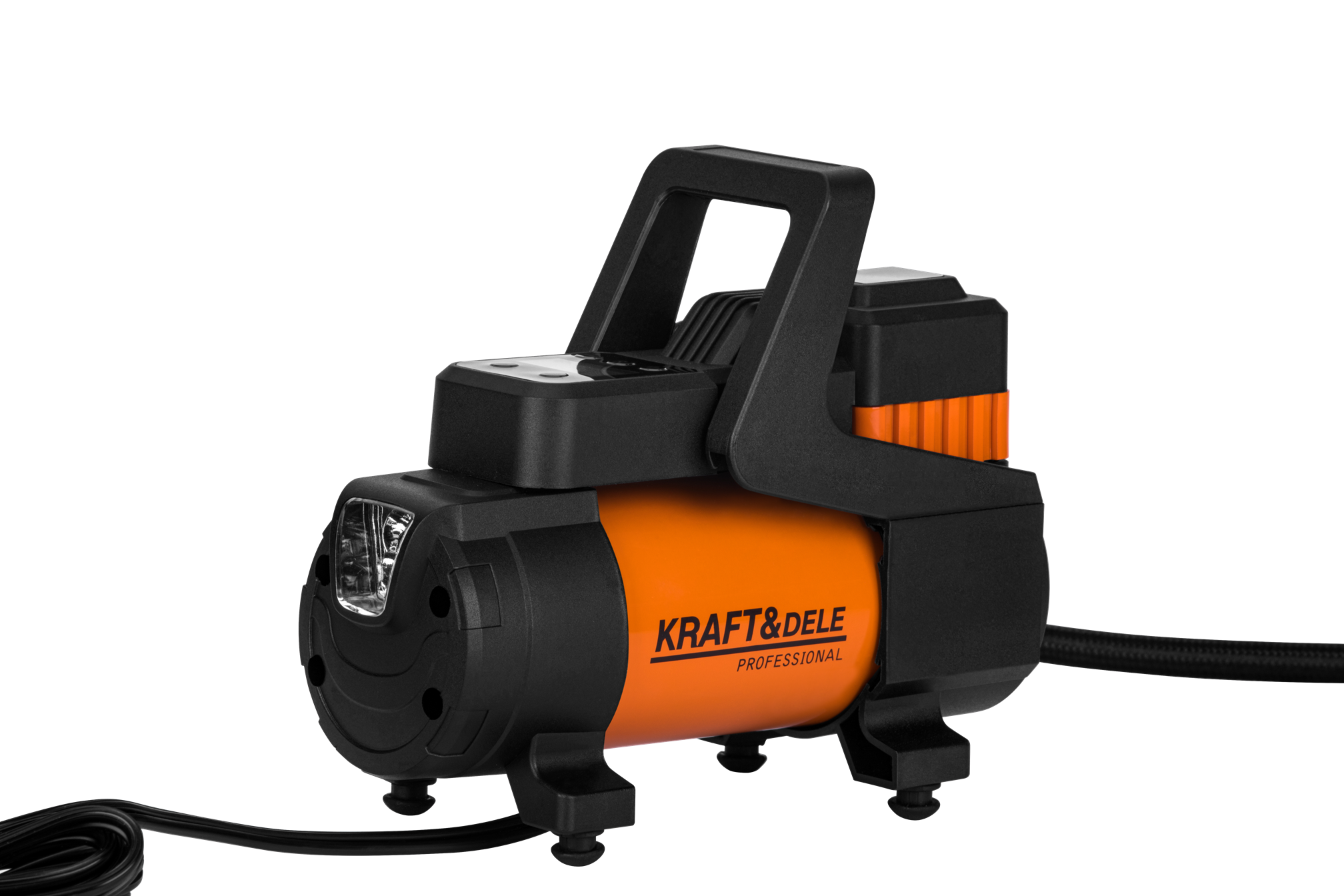 Automobilový kompresor 12V KD3440 – analogový manometr