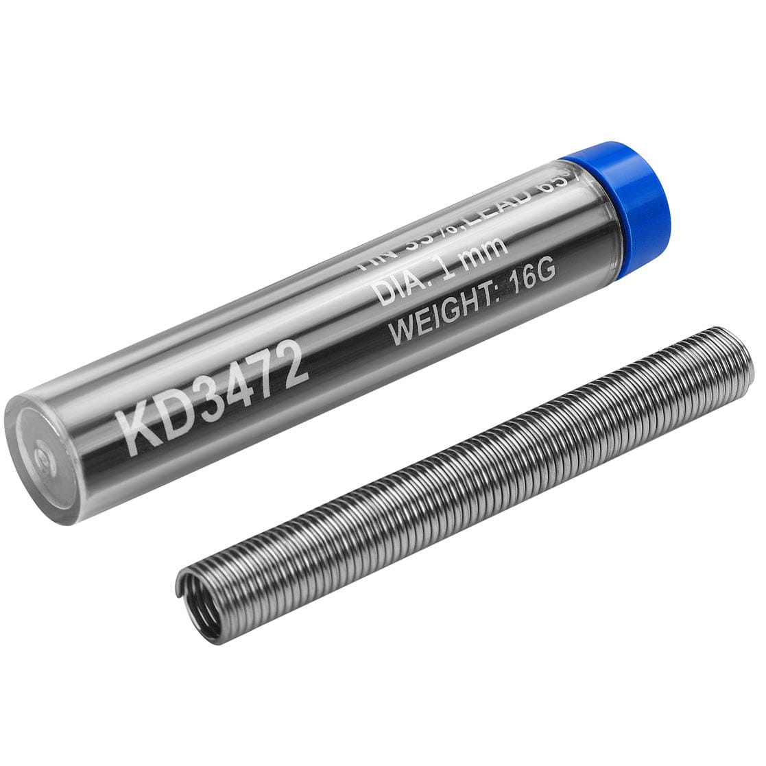 Pájecí cín KD3472 — celkový pohled na tubu