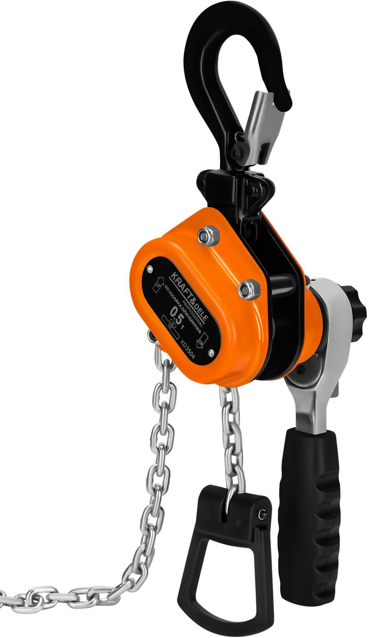 Pákový naviják Kraft&Dele KD3504 — celkový pohled
