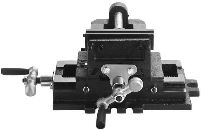 Dvojosový křížový svěrák 100 mm KD3515 – nastavitelné osy