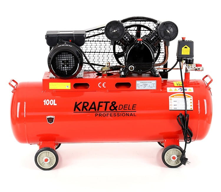 Kraft&Dele KD402 olejový kompresor 100 l celkový pohled