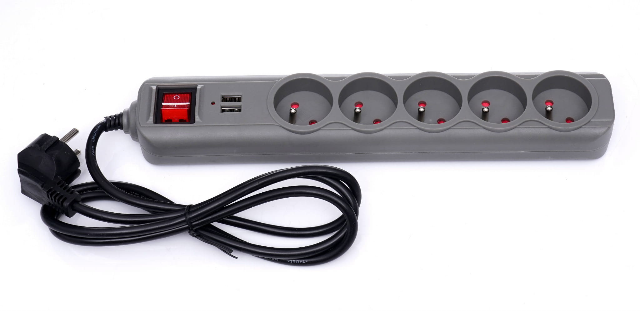 Prodlužovací kabel KD4033 – zásuvky a konektor