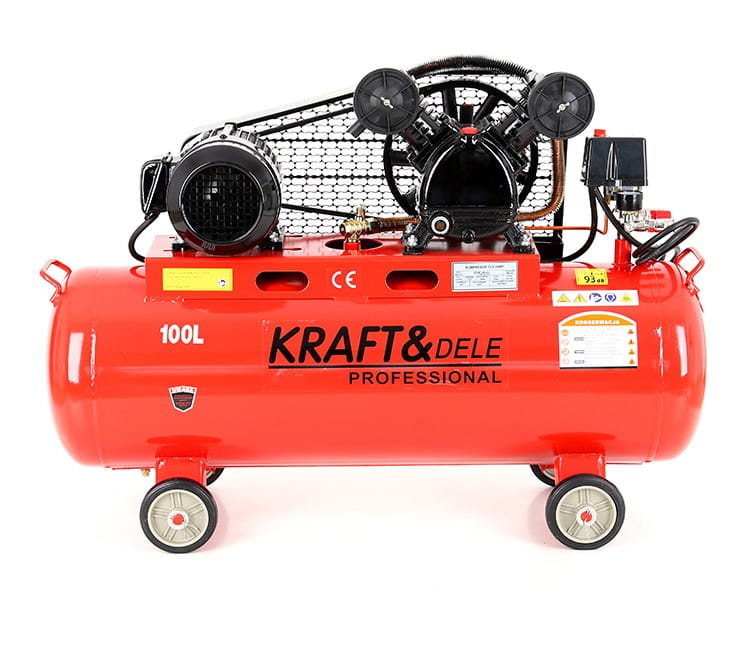 Olejový kompresor 100 l 400 V KD404 – celkový pohled