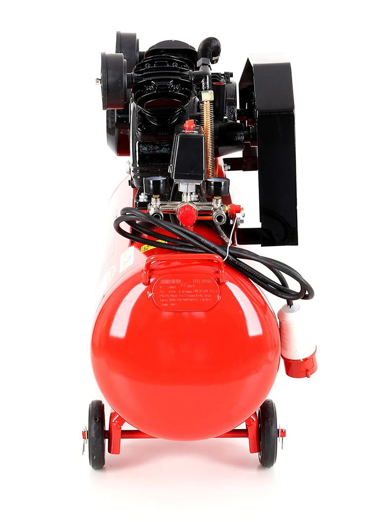 Olejový kompresor 100 l 400 V KD404 – kompresorová hlava a olejový systém