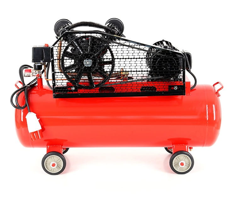 Olejový kompresor 100 l 400 V KD404 – pohled zboku
