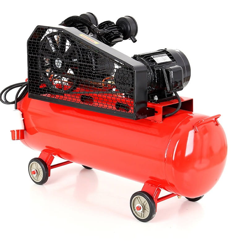 Olejový kompresor 100 l 400 V KD404 – detail bezpečnostního ventilu