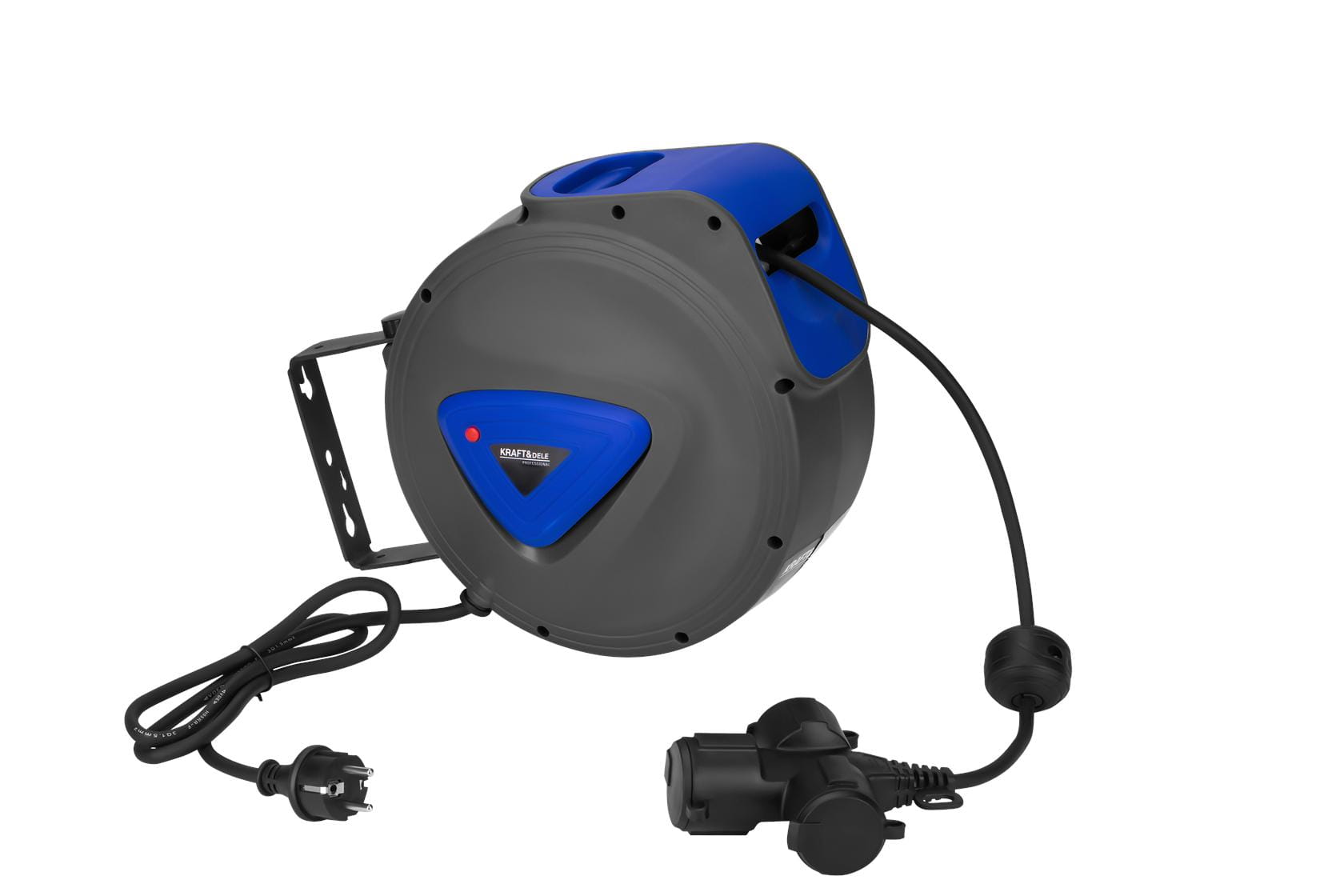 Prodlužovací kabel s navijákem KD4047 – zásuvka a konektor