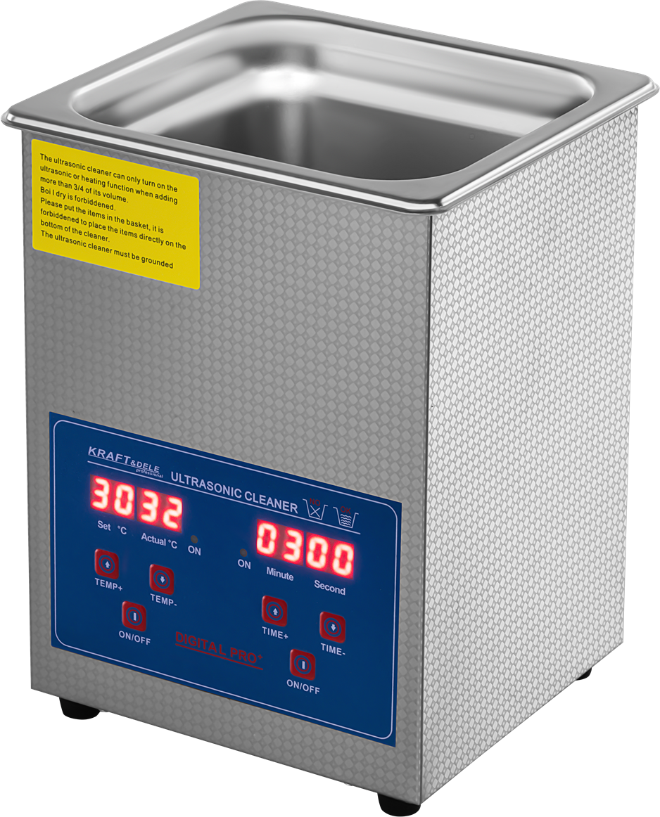 Ultrasonická myčka KD500 – ovládací panel