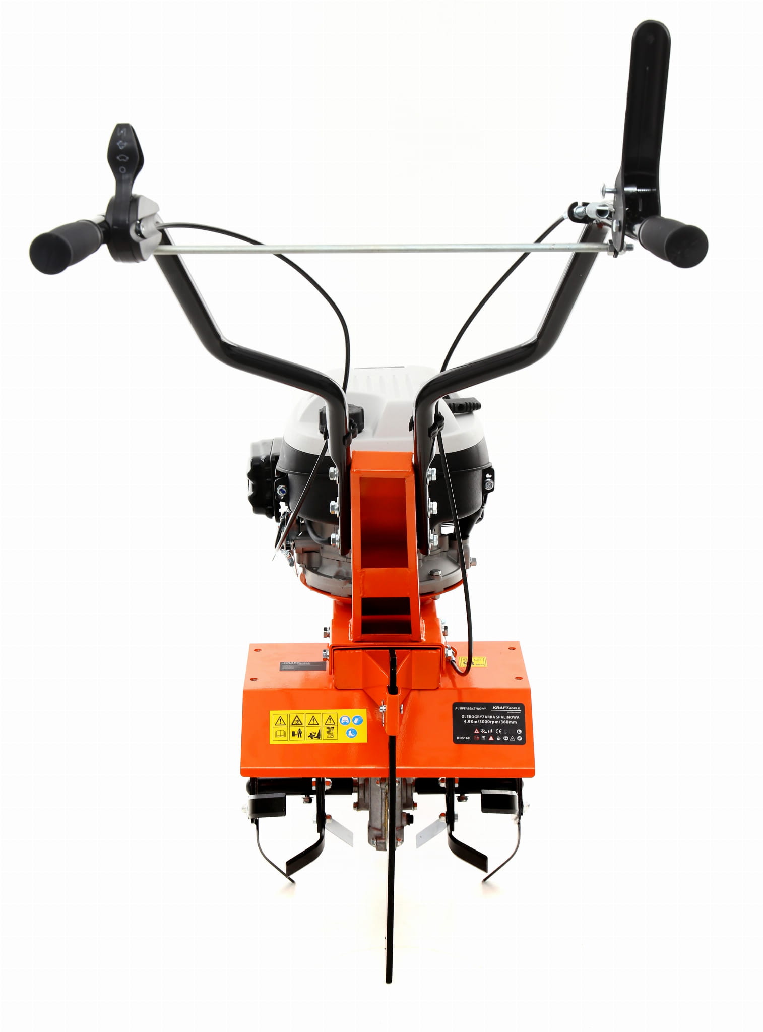 Benzínový kultivátor KD5160 – kultivátor při práci