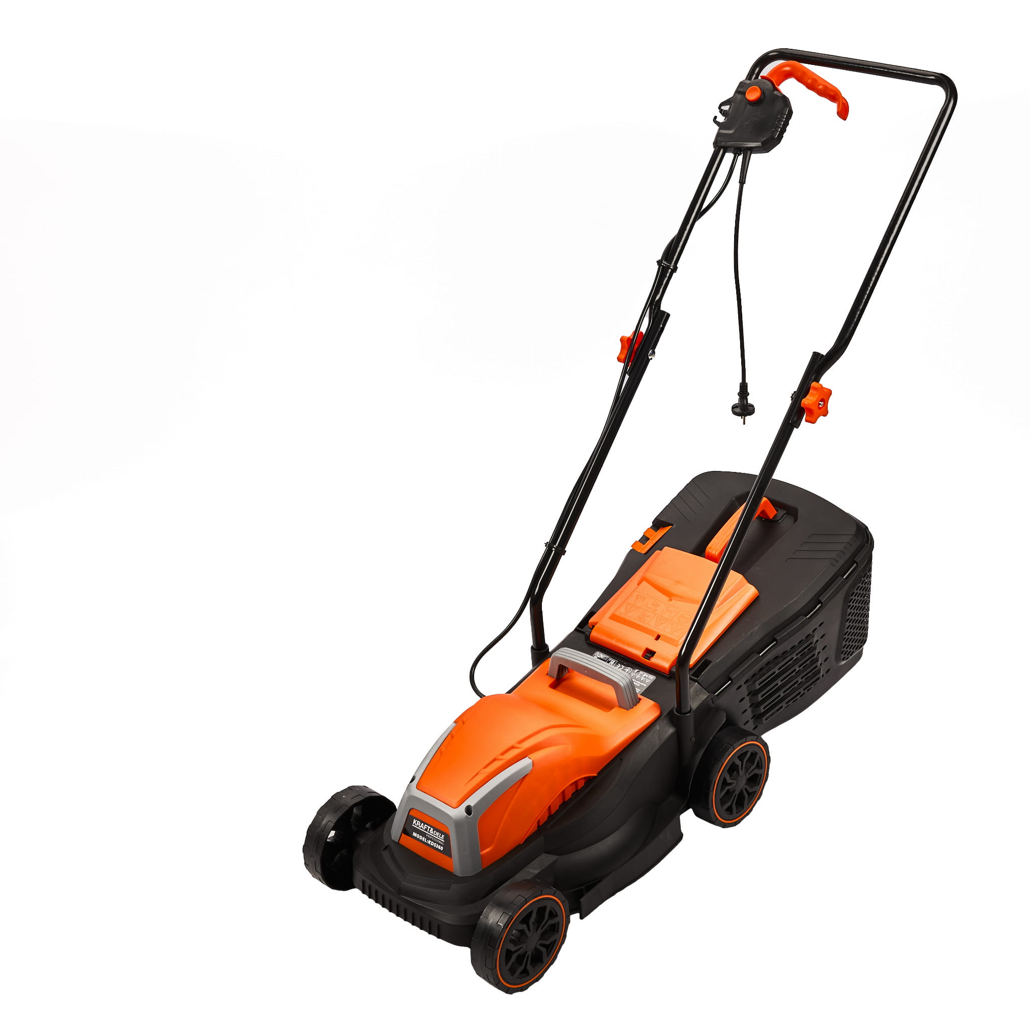 Elektrická sekačka Kraft&Dele KD5360 – detail regulace výšky řezu