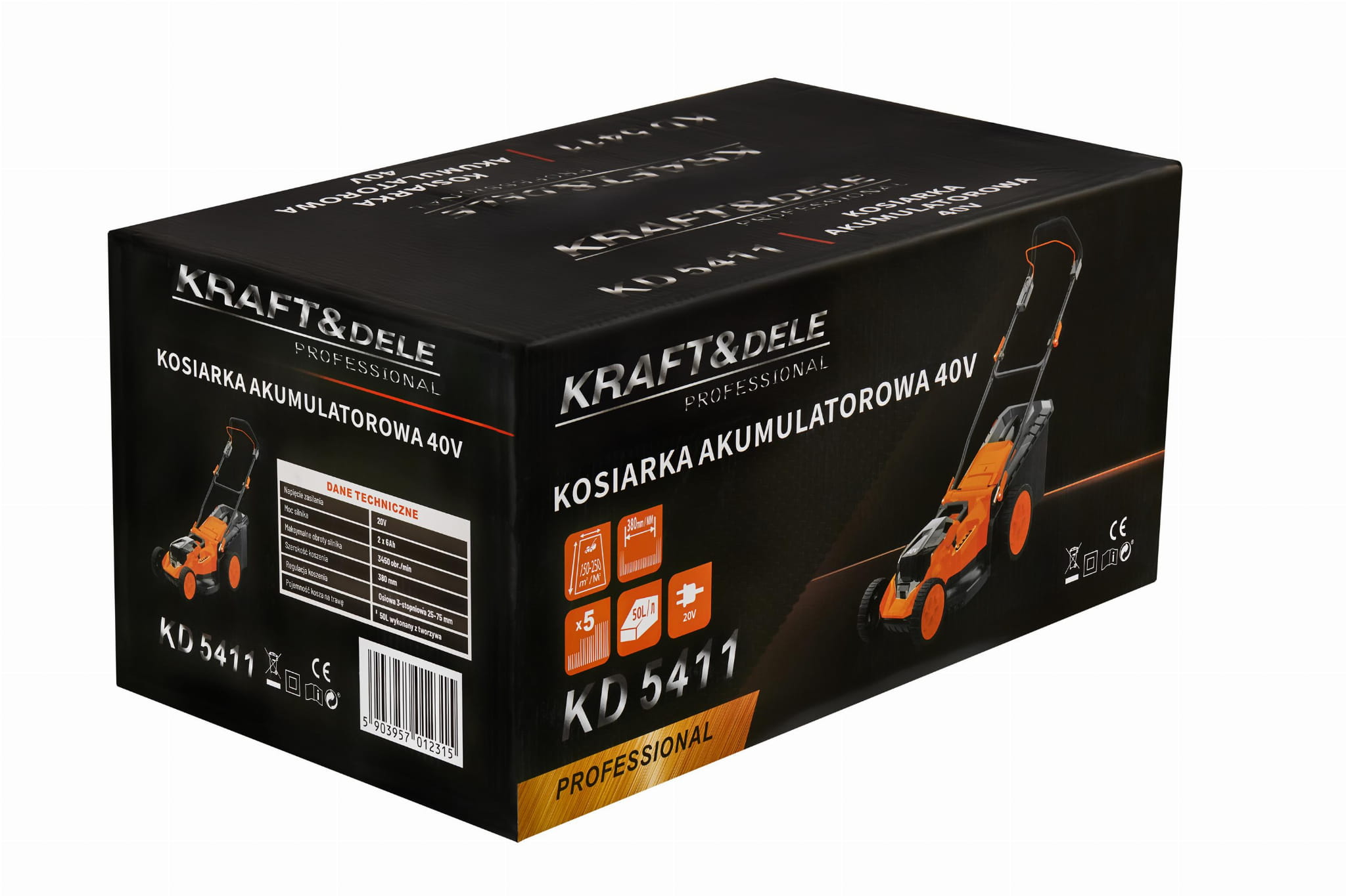 Akumulátorová sekačka KD5411 – 40V akumulátor