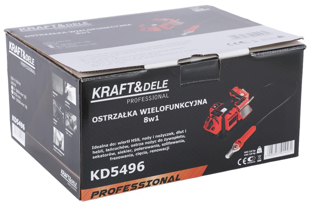 Multifunkční ostřička KD5496 – ostření vrtáků